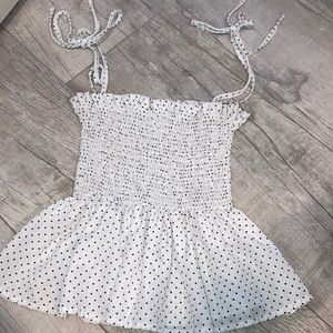 Tie tube top shein size small. Worn twice.